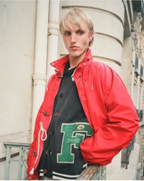 Found - Varsity Patch Collared Cardigan