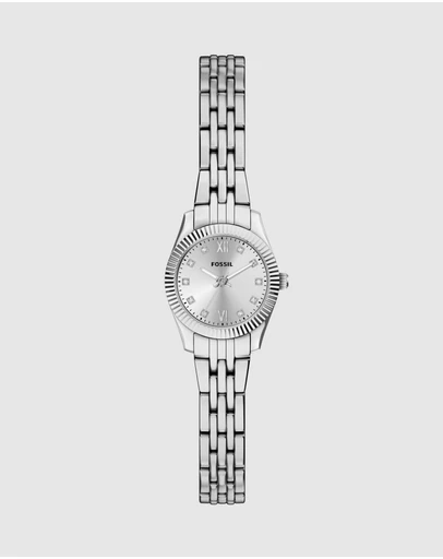Fossil - Scarlette Silver Tone Analogue Watch
