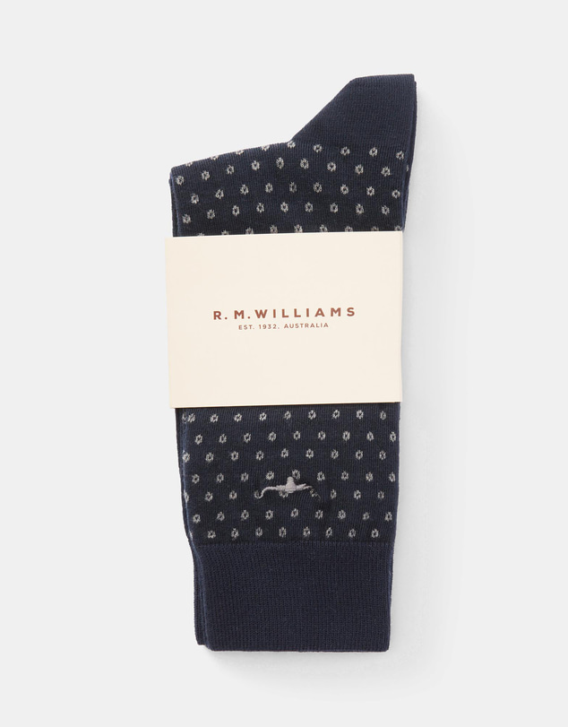 R.M.Williams - 2-Pack Nelson Polka Dot Socks