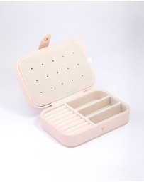 Lovisa - Blush Faux Leather Rectangular Jewellery Box