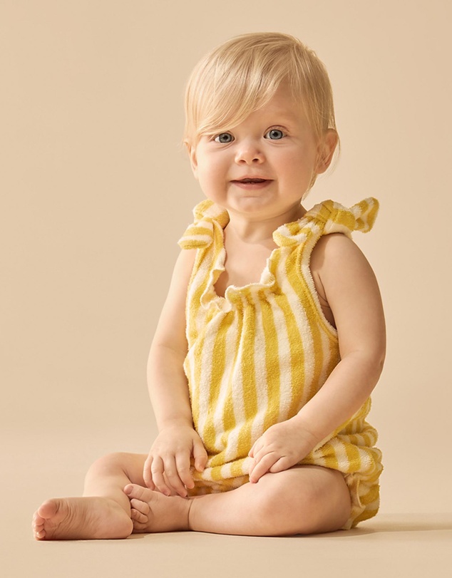 Wilson & Frenchy - Organic Terry Tie Playsuit - Babies