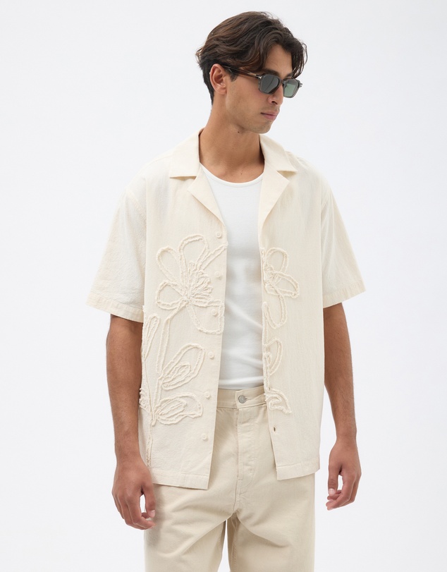AERE - Floral Cotton Shirt