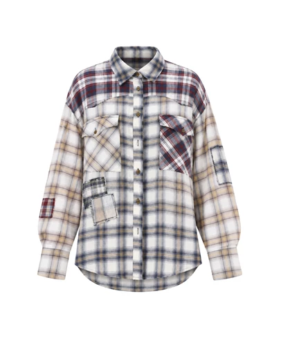 THE TALES - Patched Up Western Flannel Shirt