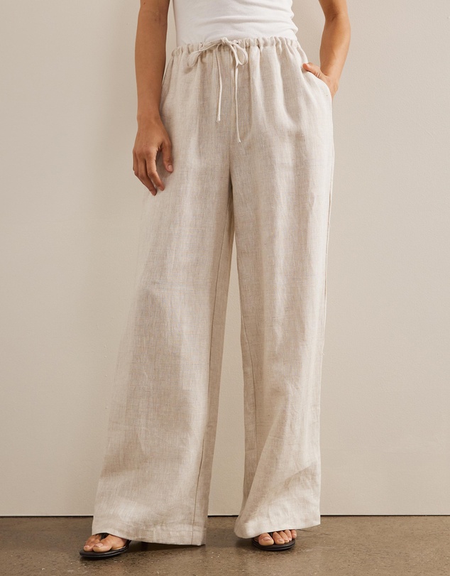 AERE - Marlow Linen Relaxed Pants