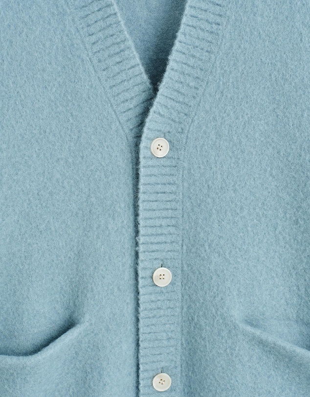 COS - Brushed-Wool V-Neck Cardigan