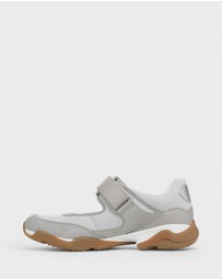 Vionic - Walk Slim Giselle Mary-Jane - Vapor Grey/Silver