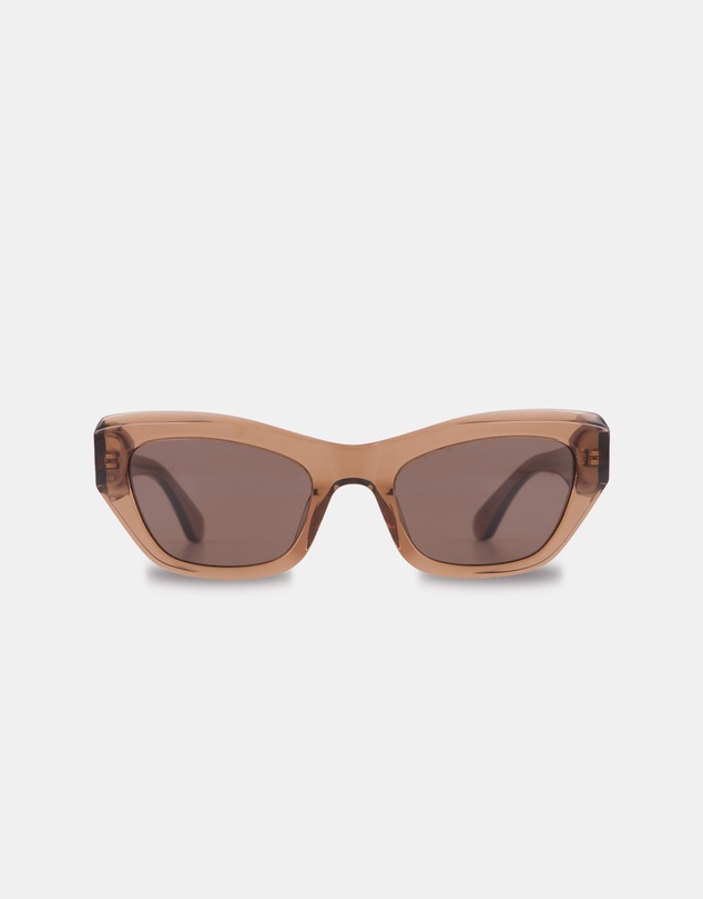 SABEN - Cara Sunglasses Sheer Brown