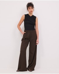 Calli - Lexi Wrap V-Neck Top