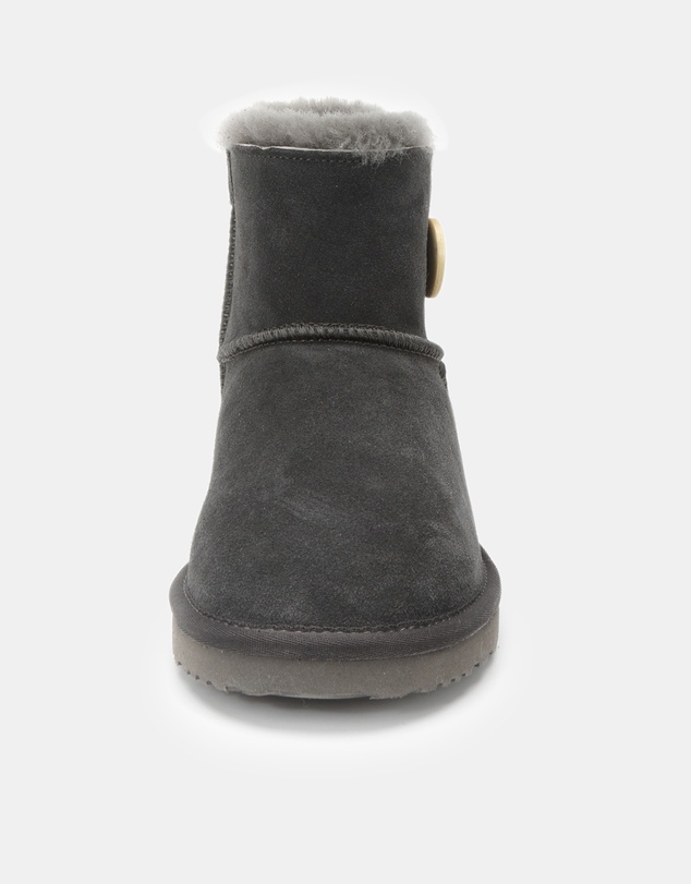 AusWooli Ugg Boots - Cabarita Short Sheepskin Wool Button Boots