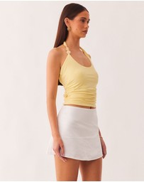 SNDYS - LEXIE TWIST HALTER TANK - ICONIC EXCLUSIVE