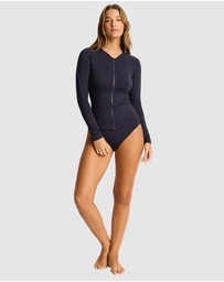 Sea Level Australia - Essentials Long Sleeve Rash Vest - Full Zipper