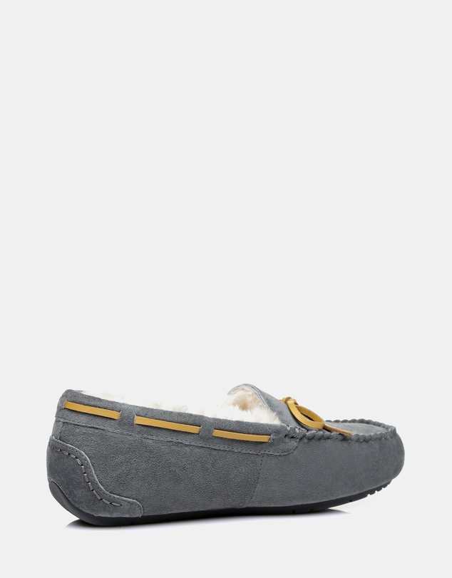 EVERAU - EverAU Ugg Miracle Moccasin Leather Upper Moccasins