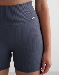 Aim'n - Ribbed Seamless Midi Biker Shorts