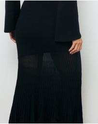 AERE - Ivy Rib Knit Midi Dress
