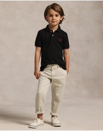 Polo Ralph Lauren - Cotton Mesh Polo Shirt - Kids