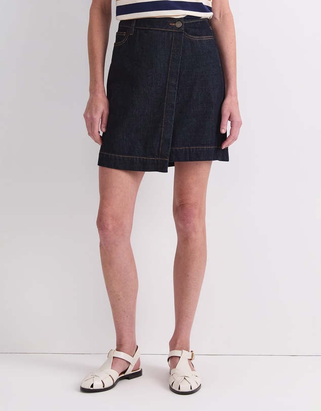 Sportscraft - Simmi Denim Wrap Skirt