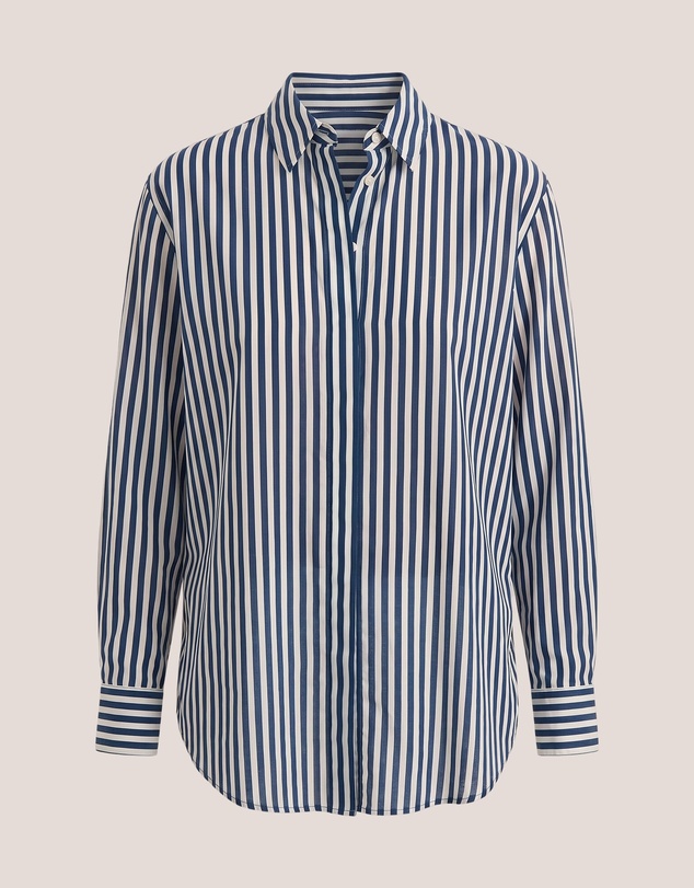 SABA - Cora Silk Cotton Boyfriend Shirt