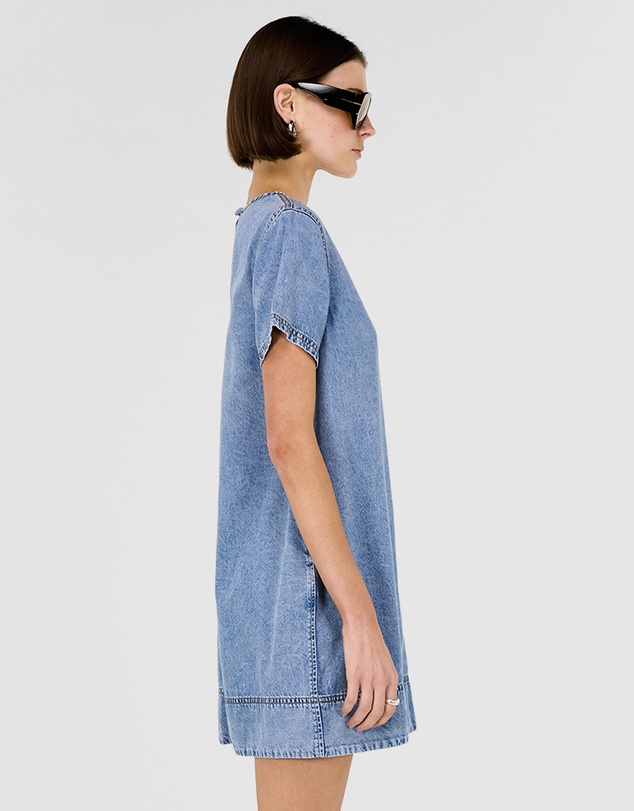 Staple the Label - Rae Chambray Mini Dress