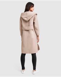 Belle & Bloom - Walk This Way Wool Blend Hooded Coat