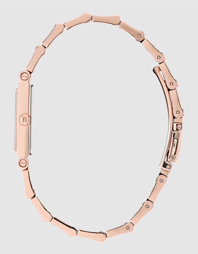 Furla - Baguette Rose Gold-Tone Bracelet Watch