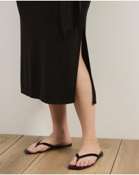 Atmos&Here Curvy - Lottie Side Tie Midi Dress