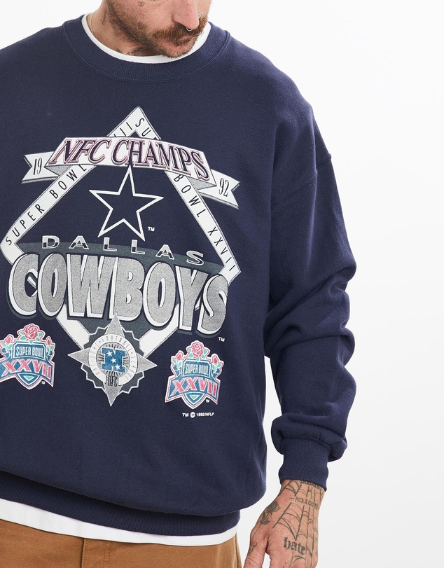 Vintage by The Real Deal - Pre Loved - Vintage 1992 NFL Dallas Cowboys Sweatshirt