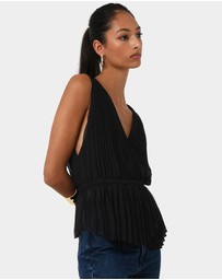 Forcast - Arina Pleated Top