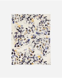Ozwear Connection Uggs - 100% Australian Wool Print Scarf Sand Black Blue Flora