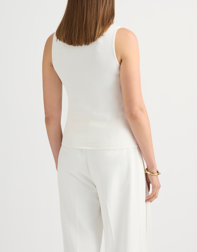 David Lawrence - Pip Pleat Front Knit Top