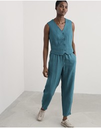 Seasalt - Seasalt Cornwall Blue Blinker Waistcoat