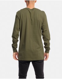 Counter Culture - Cypher Embroidery Long Sleeve Tee