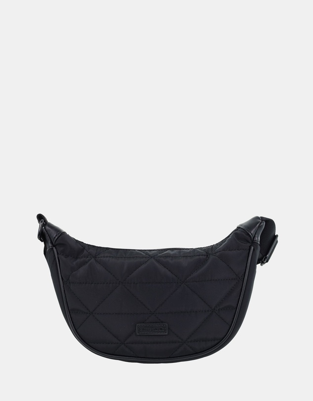 Pierre Cardin - Pierre Cardin Ladies Nylon Crescent Cross-Body Bag