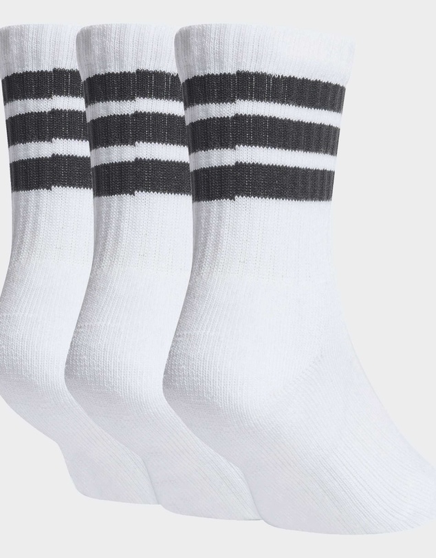 adidas Performance - Kids 3-Stripes Cushioned Crew Socks 3 Pair Pack