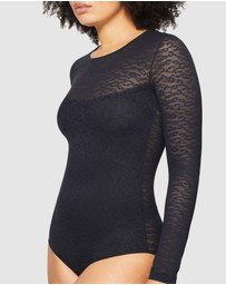 Nancy Ganz - Lace Supreme Long Sleeve Bodysuit