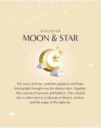 Ottoman Hands - Moon and Star Stud Earrings