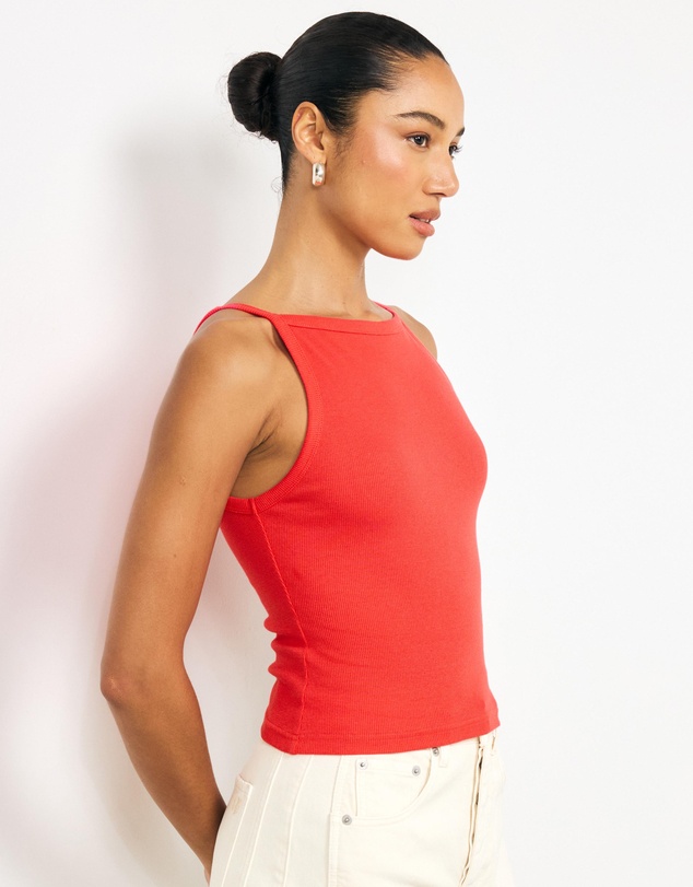 AERE - Fi High Boat Neck Tank