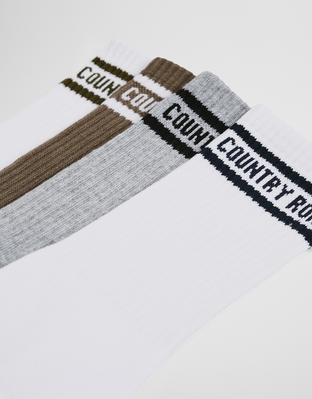 Country Road - Cr Sport Crew Pack Of 4