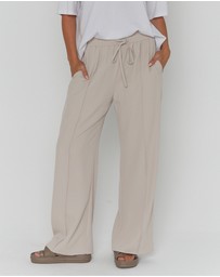 ALEXANDRA - Pentagon Pants Stone