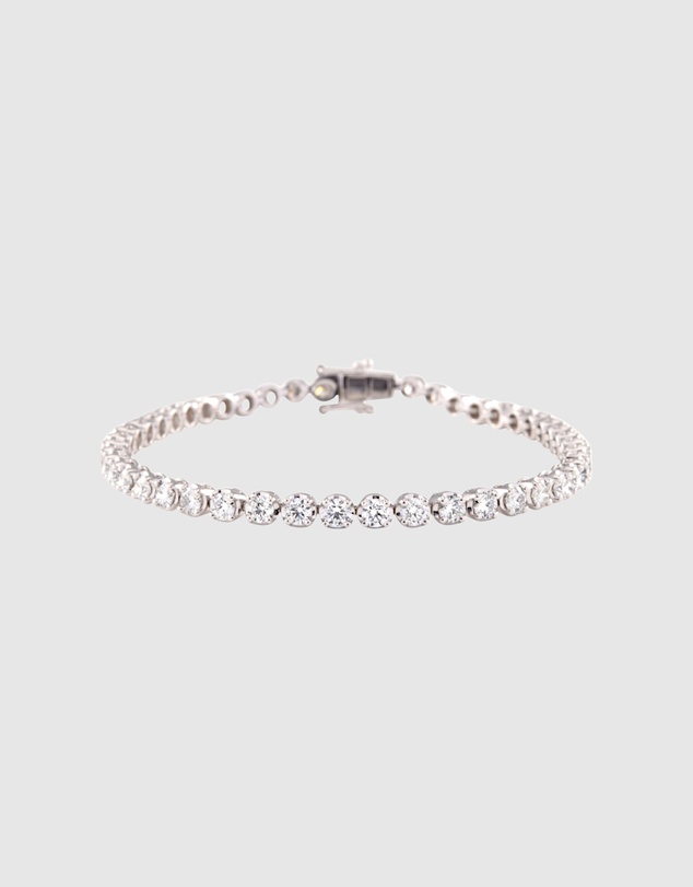 Von Treskow - Lab Diamond Tennis Bracelet (4.5ct to 4.8ct)