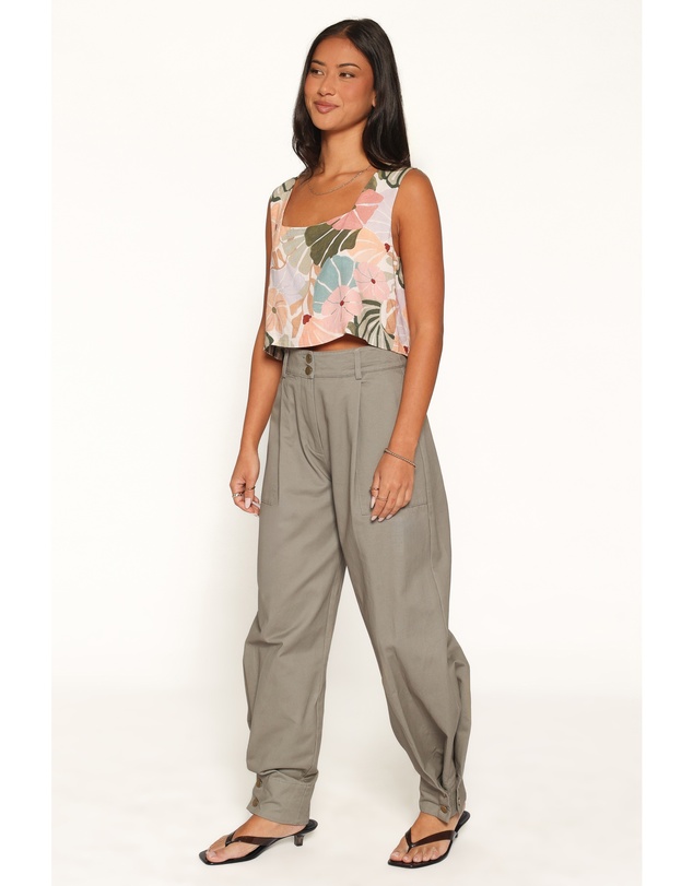 Petal & Pup - Devlin Top - Retro Orange Floral