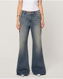 Abrand - 99 Baggy Flare Jeans