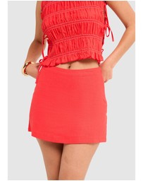 Subtitled - Ella Contrast Mini Skirt