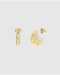 GUESS - Aurora Double Side Hoop Earrings