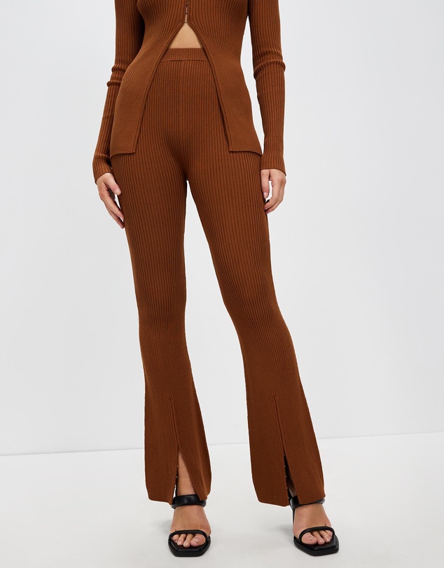 Third Form - Hooked In Knit Flare Pants
