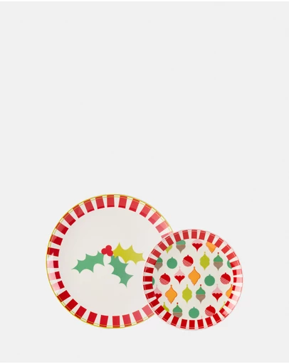 HOTTIE - Jollie 8-Piece Plate Set