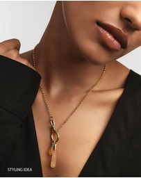 PDPAOLA - Yellow Aventurine Large Drop Pendant