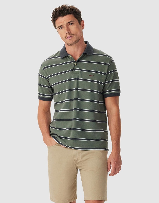 R.M.Williams - Brunswick Stripe Polo