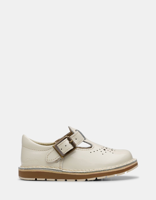 Clarks - Joyful Skip (T) White