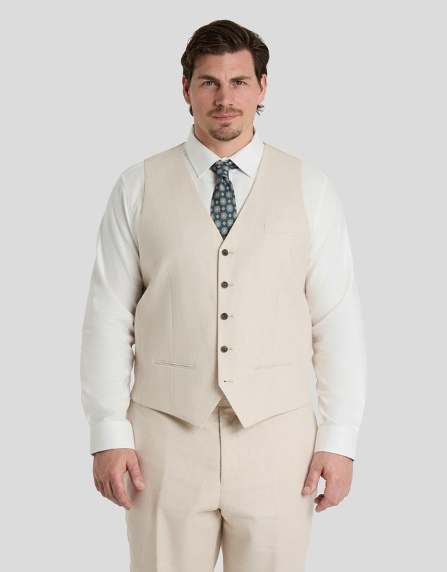 Johnny Bigg - Hugo Linen Blend Waistcoat