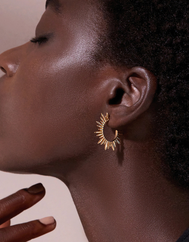 Rachel Jackson - Electric Goddess Medium Hoop Earrings